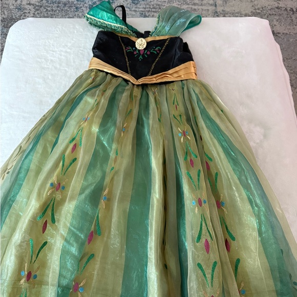 Disney Frozen Anna Dress Gown Ball Costume Size 7/8 Dress Up Halloween -  www.sanvalentin.cl